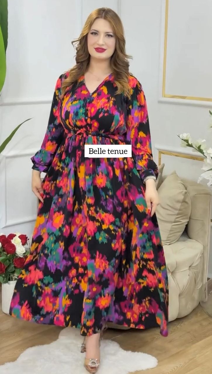 Robe imprimé élégente